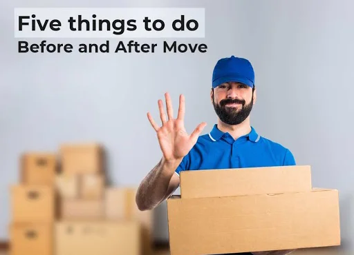 Five things to do before and after move - vanlinesmove