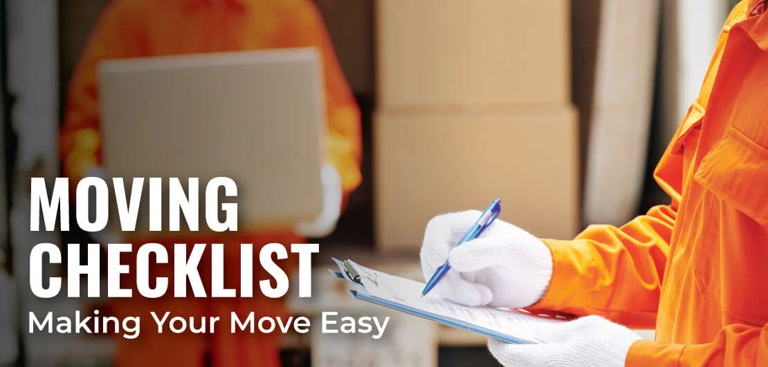 Moving Checklist - Van Lines Move Blog