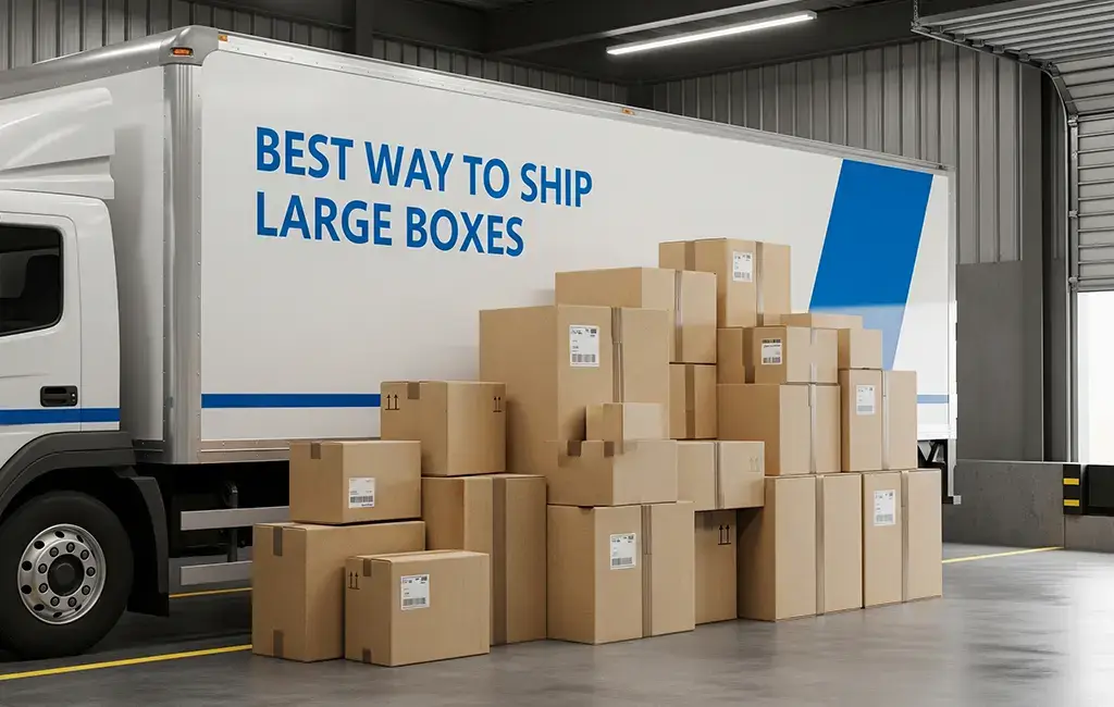 best way to ship large boxes