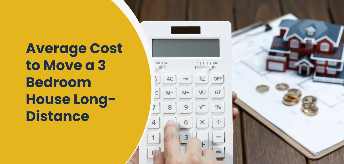 average cost to move a 3 bedroom house long-distance