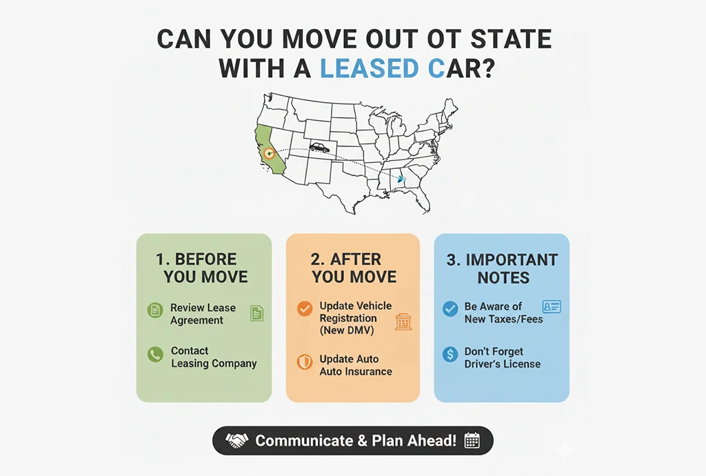 moving out of state with a leased car