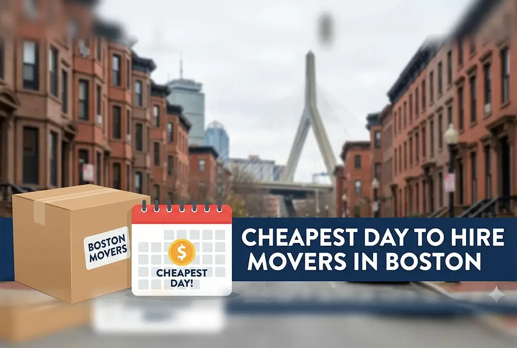 cheapest day to hire movers in Boston