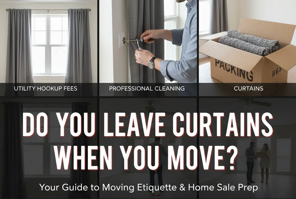 should you leave curtains when moving home