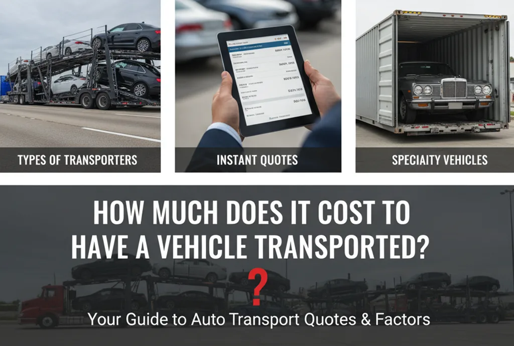cost to transport a vehicle and factors affecting car shipping rates