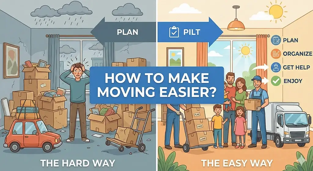 how to make moving easier and less stressful