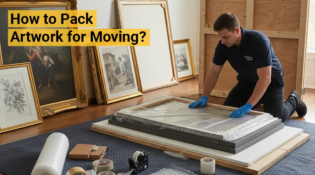 how to pack artwork for moving safely step by step