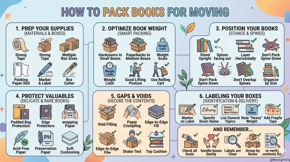 Pack Books For Moving: Expert Guide