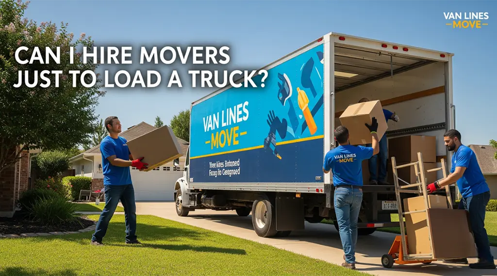 movers loading a moving truck service option