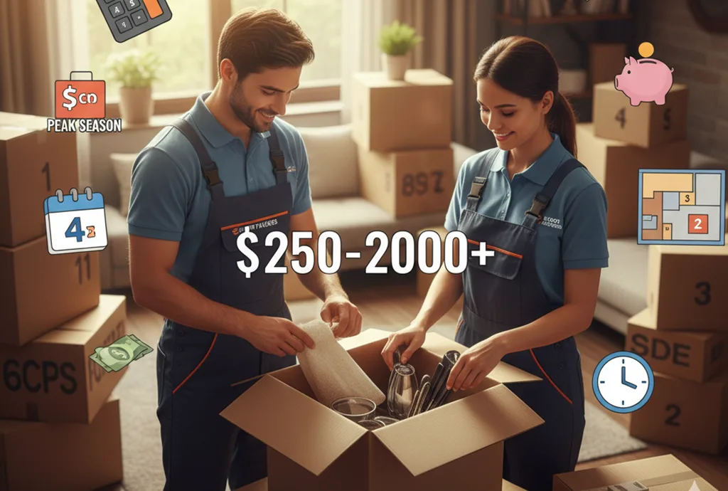 how much do packers cost for a move