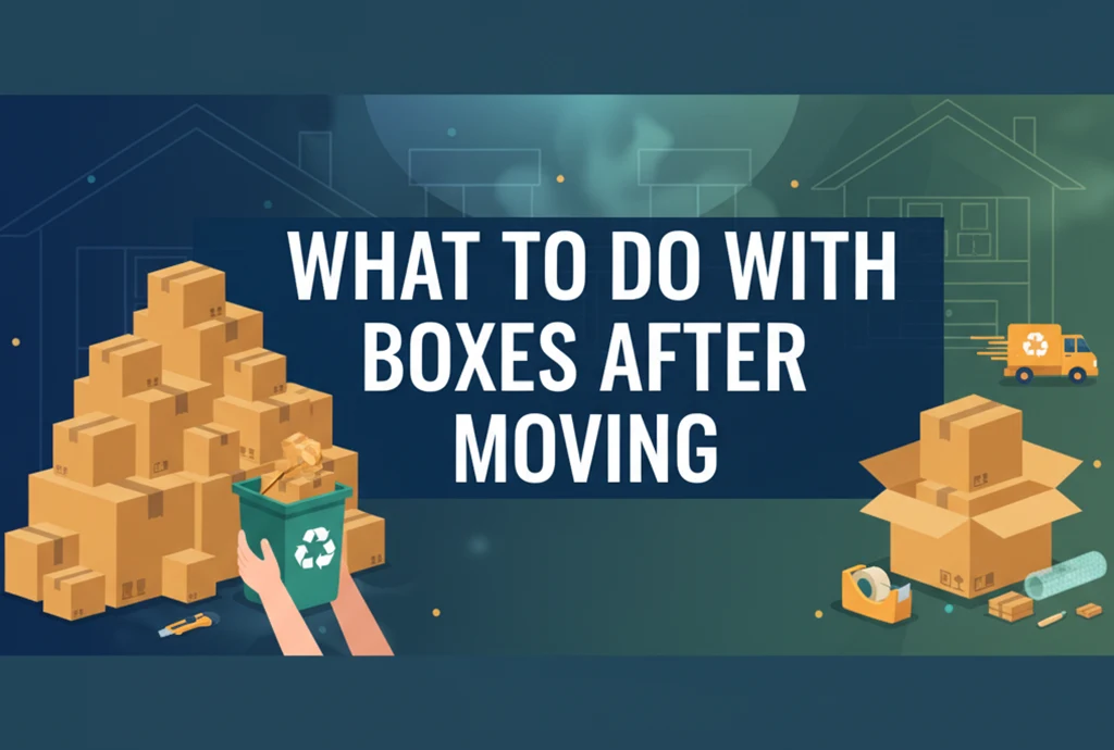 what to do with boxes after moving