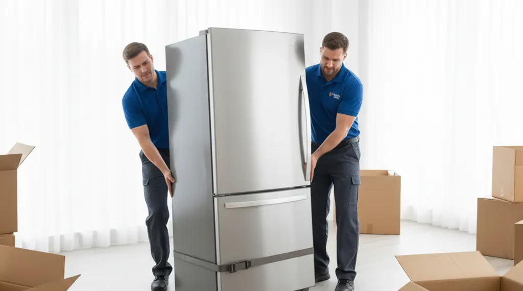 average refrigerator weight for moving