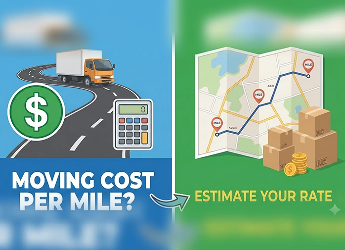 how much do movers charge per mile
