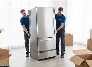 average refrigerator weight for moving