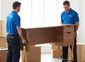 average desk weight for moving furniture