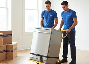 average dishwasher weight for moving