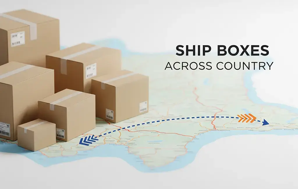 ways to move boxes across the country
