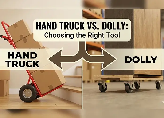 hand truck vs dolly comparison for moving heavy items