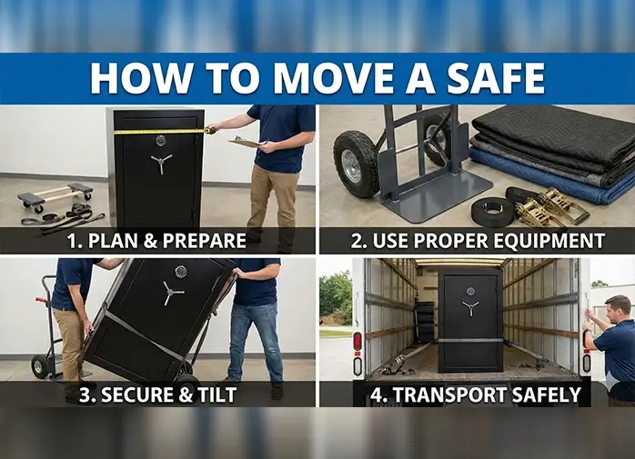 how to move a heavy safe safely