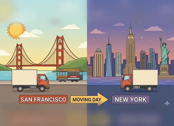 moving from san francisco to new york city
