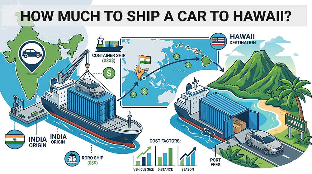 Cost to ship a car to Hawaii