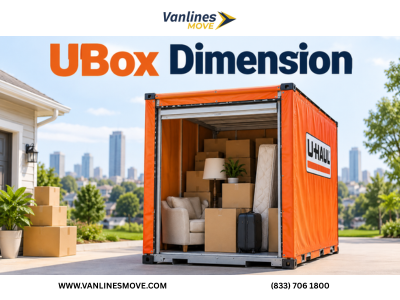 U-Box moving container dimensions, capacity, and size guide